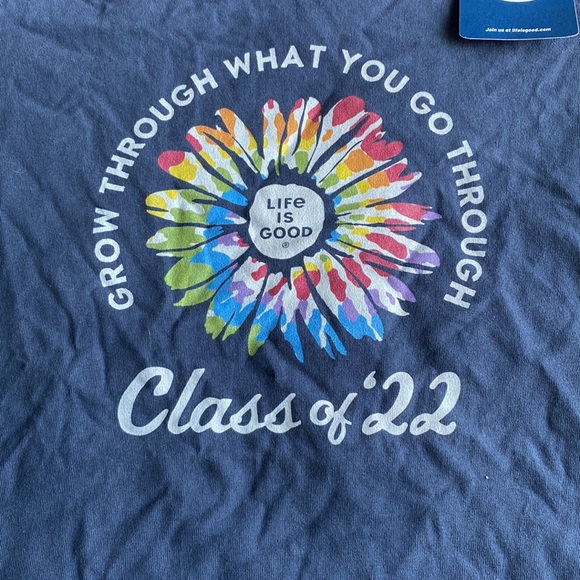 Life is Good, Class of 22, Size Small Blue TShirt, NWT - Picture 2 of 7